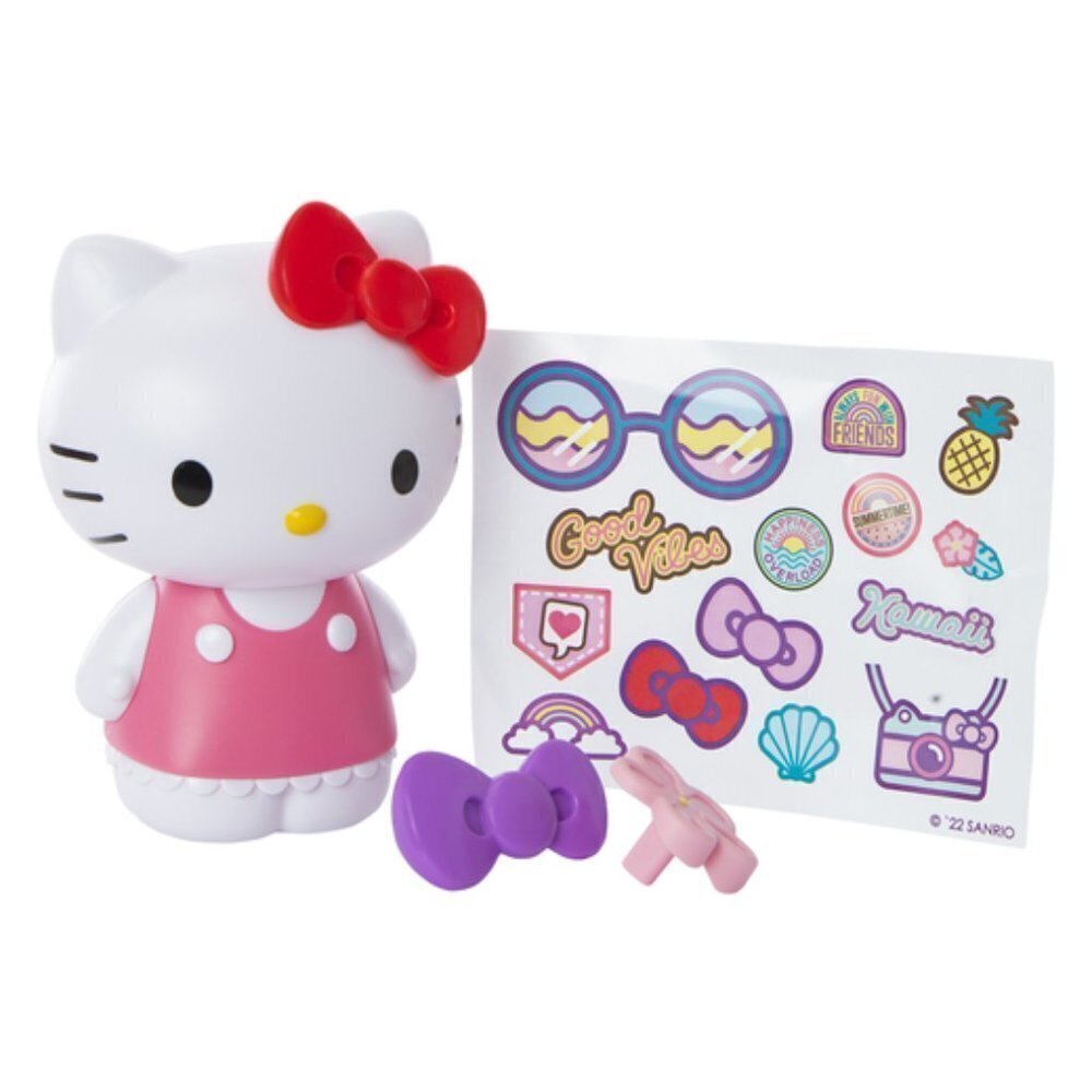 𝅺HELLO Kitty Accessory Bow + Sticker Styling Figure - Picture 2 of 5